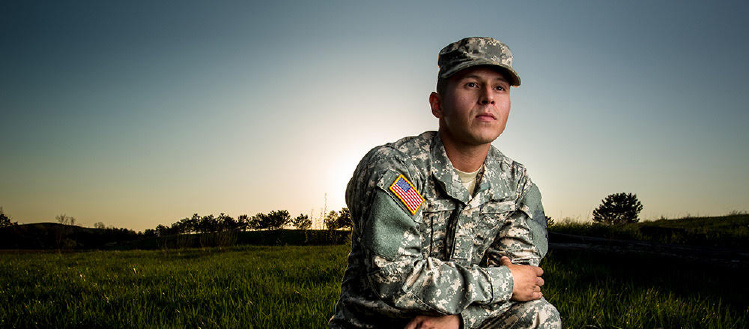 Man in Army uniform