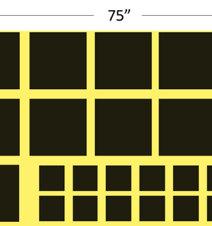BLACK PATCH SHEET Large Passive Thermal Target Aspect View