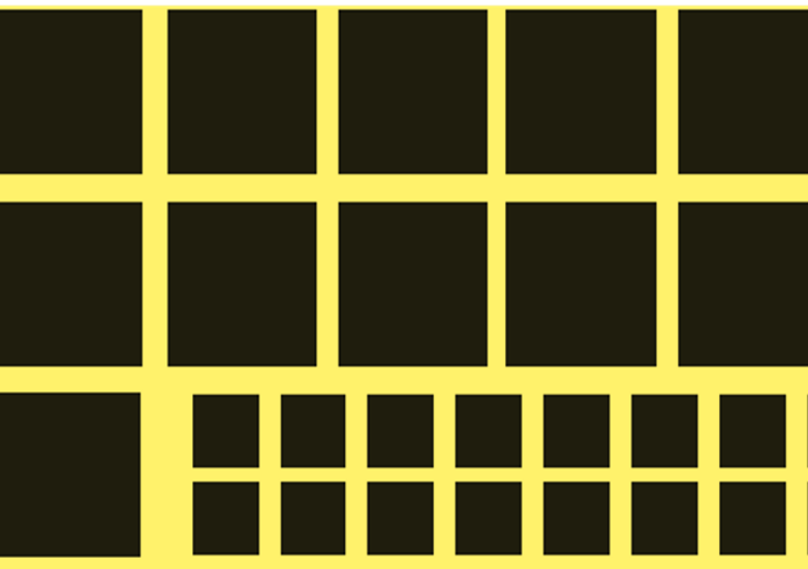 BLACK PATCH SHEET Large Passive Thermal Target