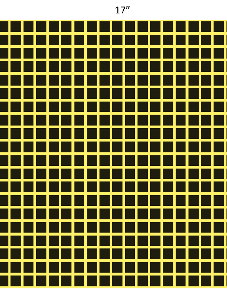 BLACK PATCH SHEET Passive Thermal Target Aspect View