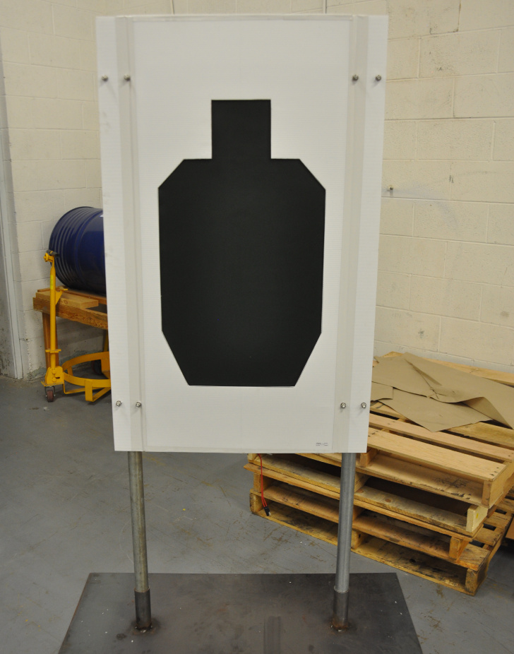 12V SNIPER SILHOUETTE SHAPE Thermal Target on Base