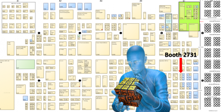 Caliente exhibiting at I/ITSEC Booth 2731 in Orlando, FL