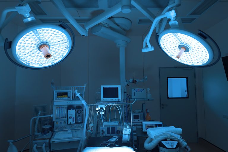 Interior of an operating room
